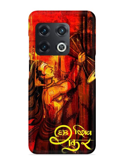 Illustration Lord Shiva Snap Case for Oneplus 10 Pro (5G) Zapvi