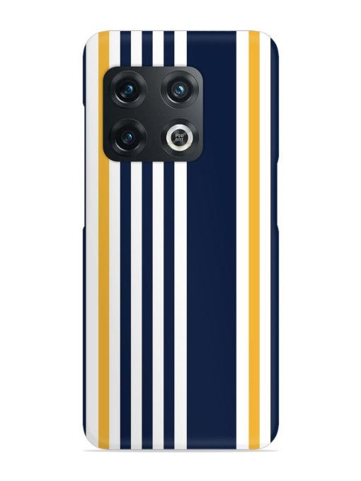 Seamless Stripe Pattern Snap Case for Oneplus 10 Pro (5G) Zapvi