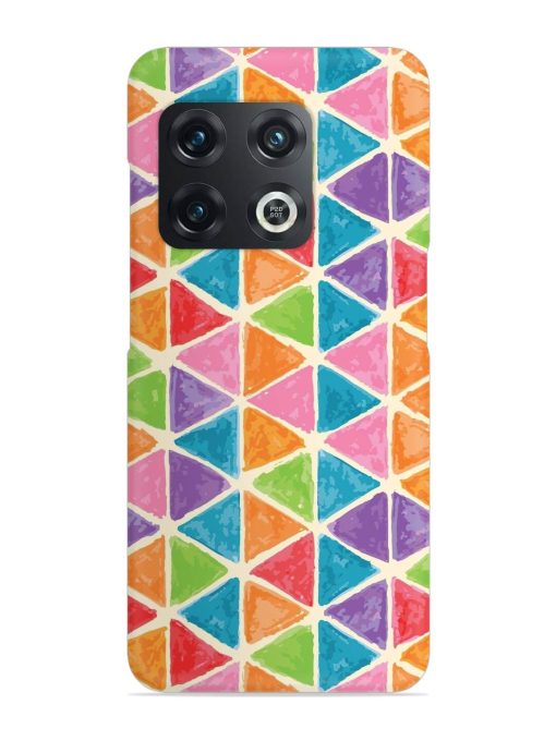 Seamless Colorful Isometric Snap Case for Oneplus 10 Pro (5G) Zapvi