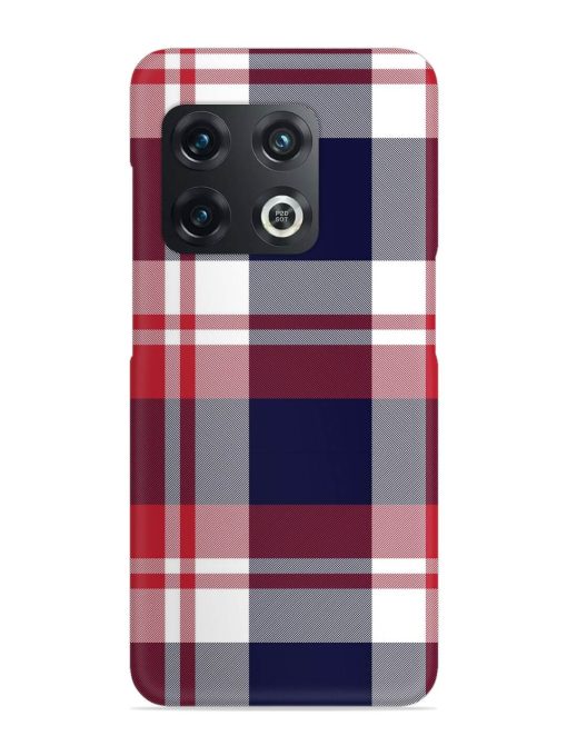 Classic Plaid Tartan Snap Case for Oneplus 10 Pro (5G) Zapvi