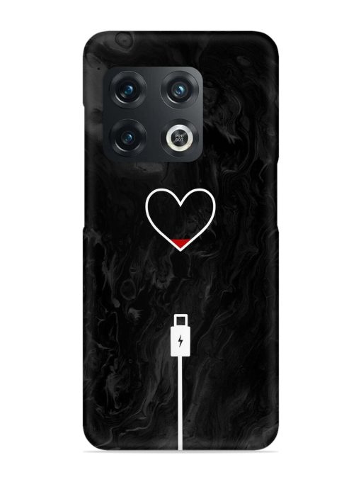 Heart Charging Vector Snap Case for Oneplus 10 Pro (5G) Zapvi