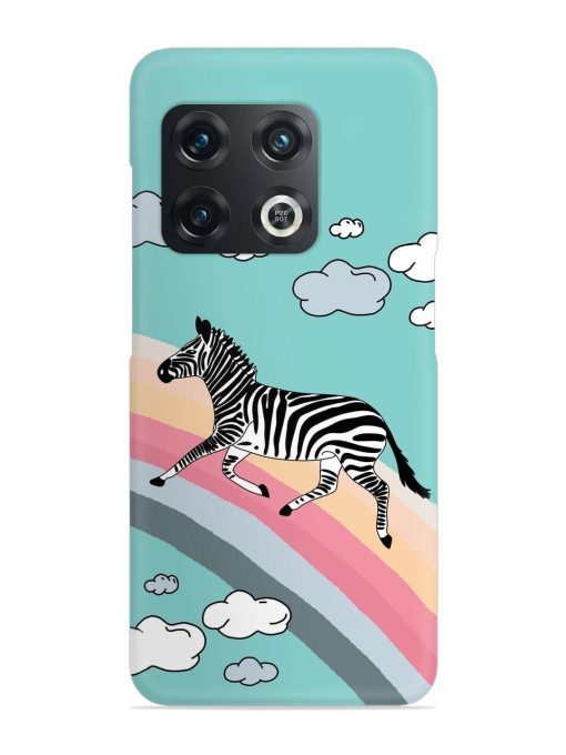 Running Zebra Snap Case for Oneplus 10 Pro (5G) Zapvi