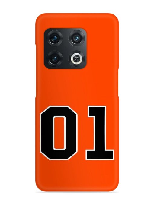 01 Number Snap Case for Oneplus 10 Pro (5G) Zapvi