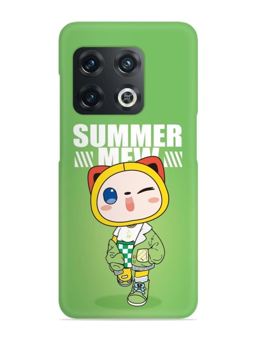 Summer Mew Snap Case for Oneplus 10 Pro (5G) Zapvi