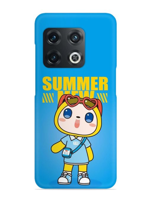 Summer Mew Cartoon Snap Case for Oneplus 10 Pro (5G) Zapvi