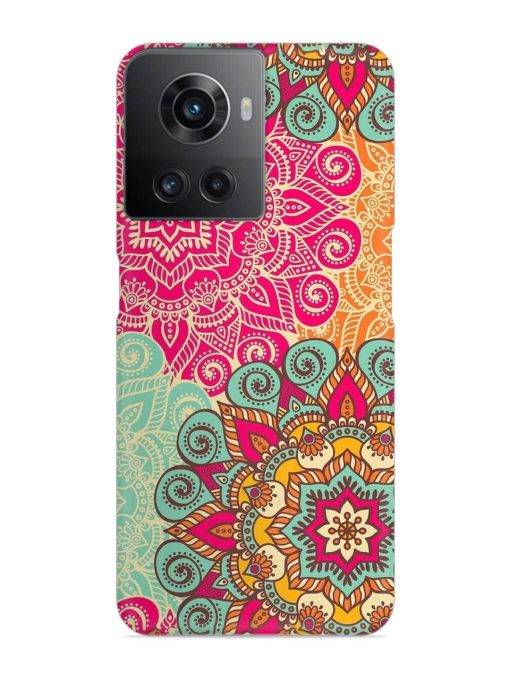 Mandala Seamless Snap Case for Oneplus 10R (5G) Zapvi