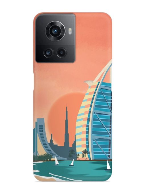 Dubai Architectural Scenery Snap Case for Oneplus 10R (5G) Zapvi