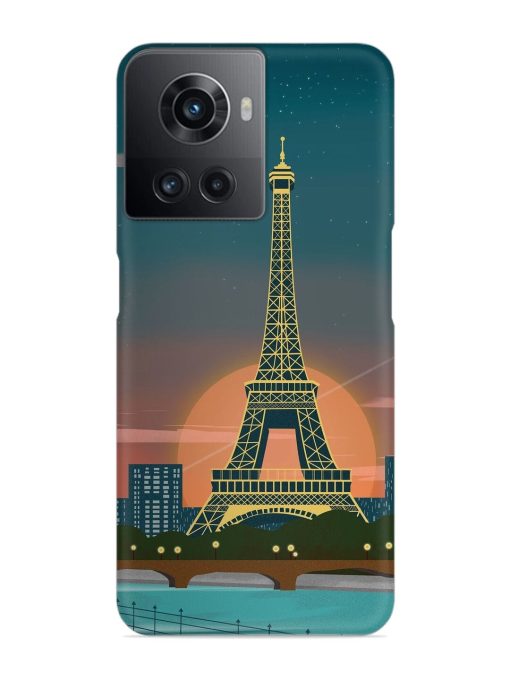 Scenery Architecture France Paris Snap Case for Oneplus 10R (5G) Zapvi