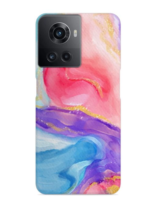 Watercolor Gradient Snap Case for Oneplus 10R (5G) Zapvi