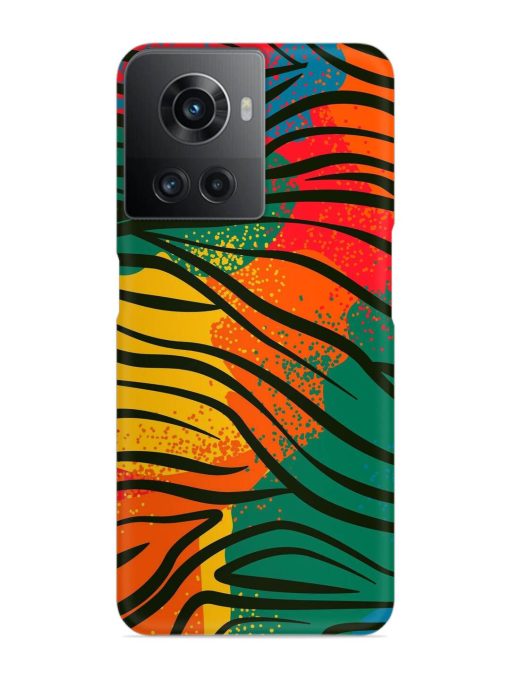 Bright Colorful Snap Case for Oneplus 10R (5G) Zapvi