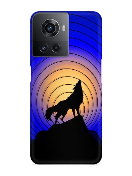 Fox Roaring Design Snap Case for Oneplus 10R (5G) Zapvi