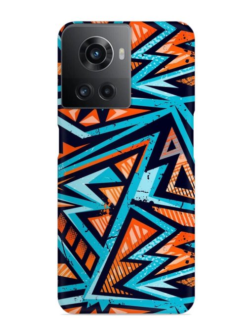 Abstract Seamless Grunge Snap Case for Oneplus 10R (5G) Zapvi