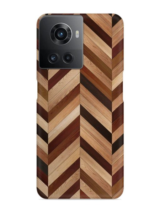 Seamless Wood Parquet Snap Case for Oneplus 10R (5G) Zapvi