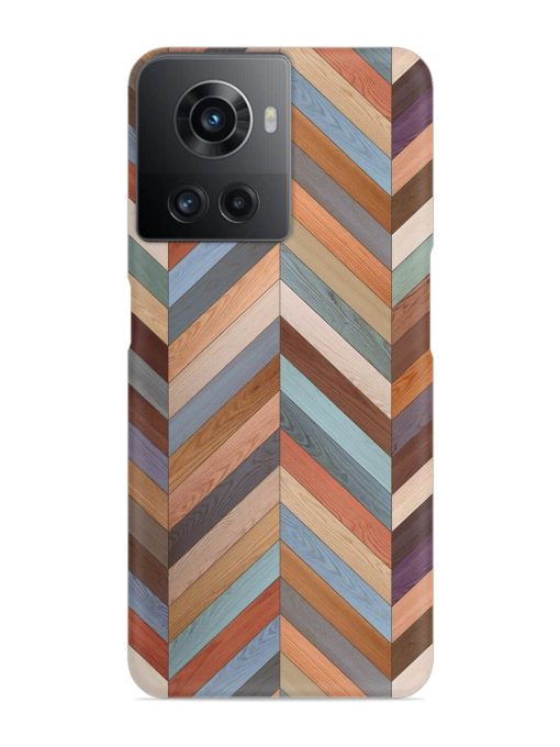 Seamless Wood Parquet Snap Case for Oneplus 10R (5G) Zapvi