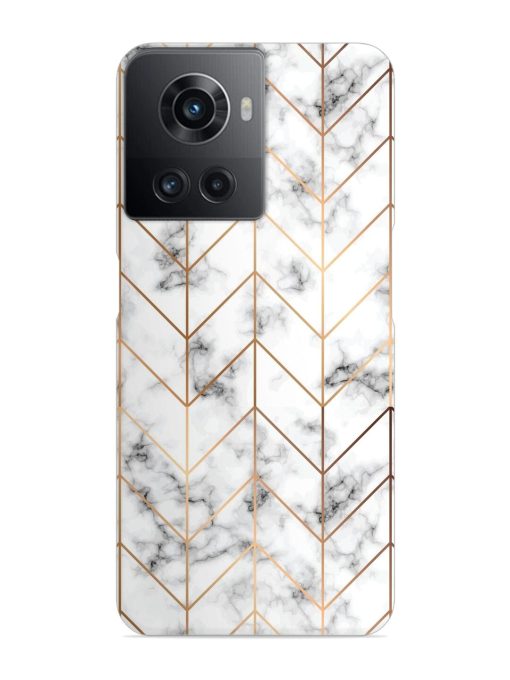 Vector Marble Texture Snap Case for Oneplus 10R (5G) Zapvi