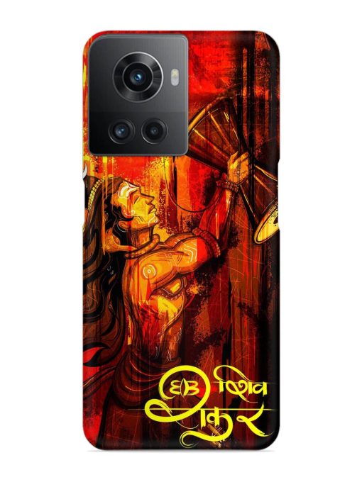 Illustration Lord Shiva Snap Case for Oneplus 10R (5G) Zapvi