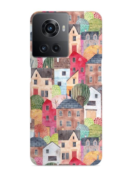 Abstract Seamless Pattern Snap Case for Oneplus 10R (5G) Zapvi