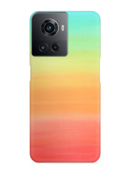 Background Sky Watercolor Snap Case for Oneplus 10R (5G) Zapvi