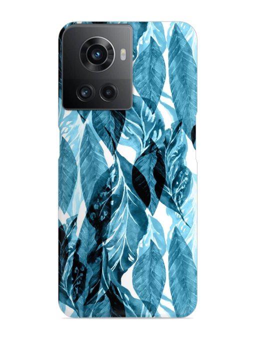 Leaves Pattern Jungle Snap Case for Oneplus 10R (5G) Zapvi