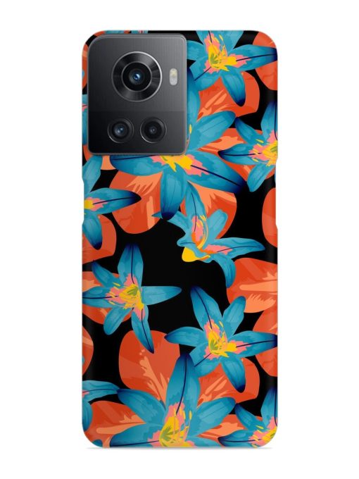 Philippine Flowers Seamless Snap Case for Oneplus 10R (5G) Zapvi