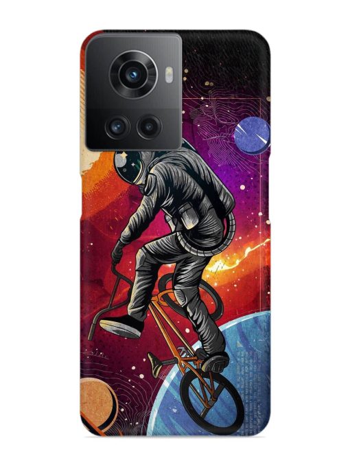 Super Eclipse Bmx Bike Snap Case for Oneplus 10R (5G) Zapvi