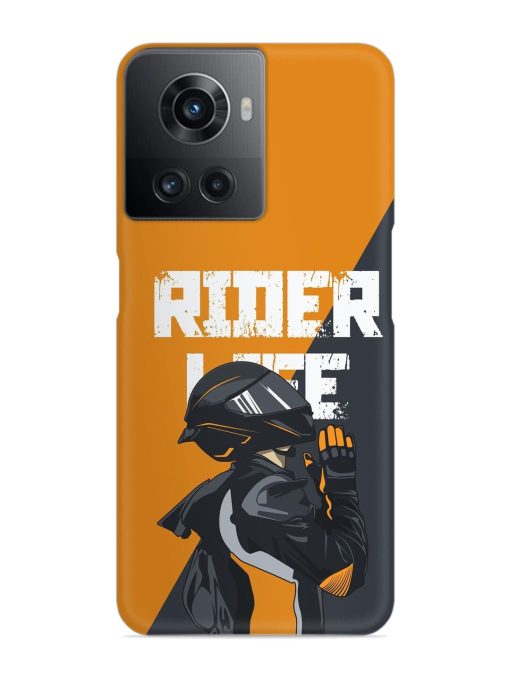 Rider Life Snap Case for Oneplus 10R (5G) Zapvi