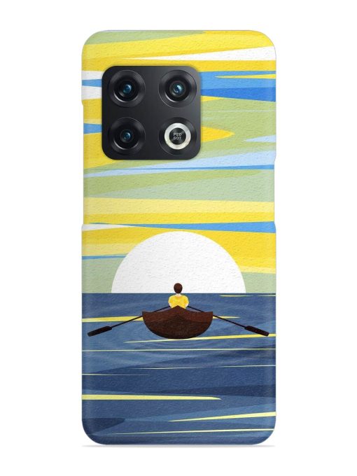 Rowing Person Ferry Paddle Snap Case for Oneplus 10T (5G) Zapvi