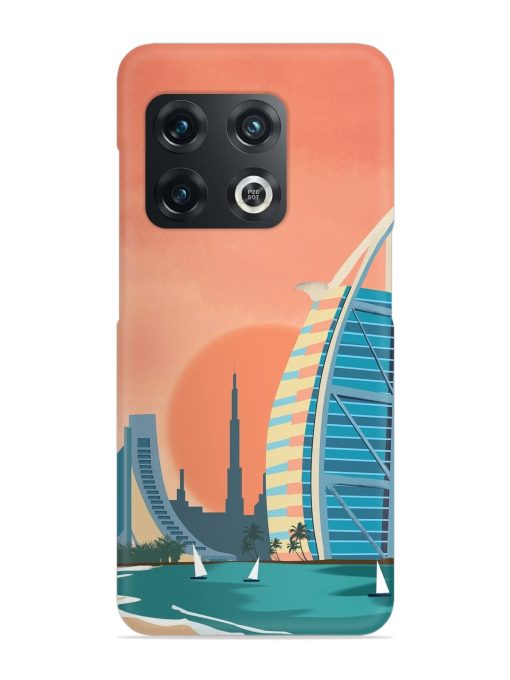 Dubai Architectural Scenery Snap Case for Oneplus 10T (5G) Zapvi