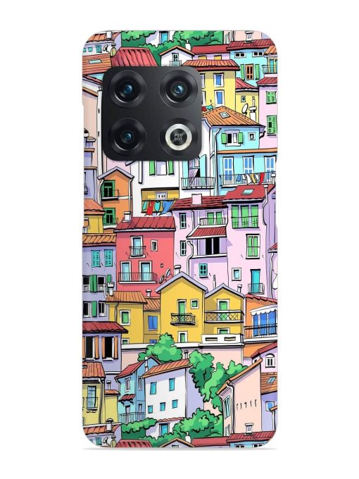 Europe Old Town Snap Case for Oneplus 10T (5G) Zapvi