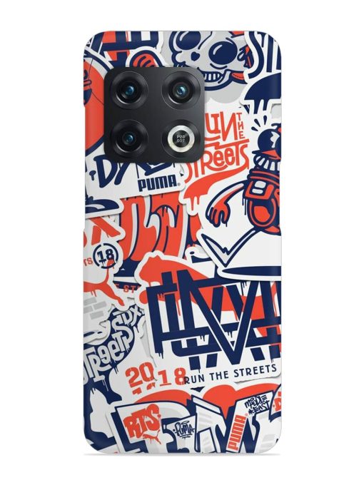 Run The Street Snap Case for Oneplus 10T (5G) Zapvi