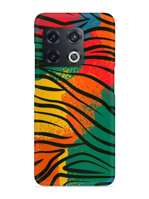 Bright Colorful Snap Case for Oneplus 10T (5G) Zapvi