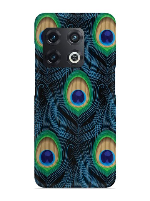 Seamless Pattern Peacock Snap Case for Oneplus 10T (5G)