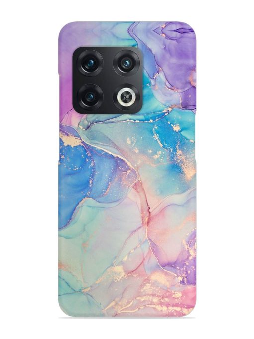 Alcohol Ink Colors Snap Case for Oneplus 10T (5G)