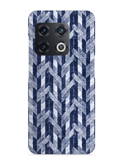 Abstract Herringbone Motif Snap Case for Oneplus 10T (5G)