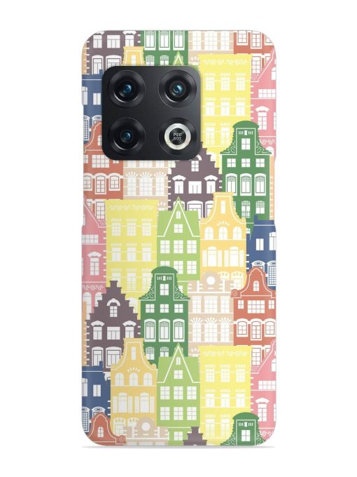 Seamless Shapes Pattern Snap Case for Oneplus 10T (5G) Zapvi