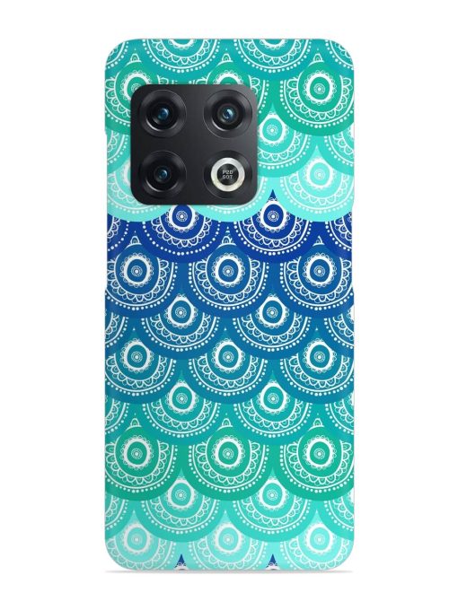 Ethnic Seamless Pattern Snap Case for Oneplus 10T (5G) Zapvi