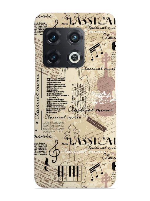 Classical Music Lpattern Snap Case for Oneplus 10T (5G) Zapvi