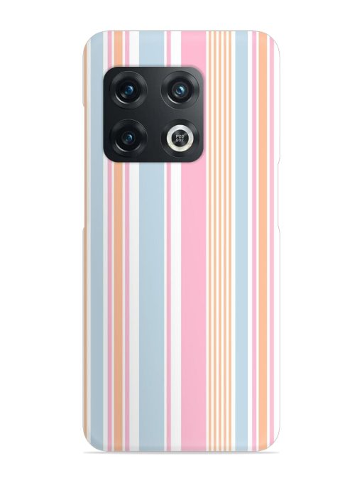 Stripe Seamless Pattern Snap Case for Oneplus 10T (5G)