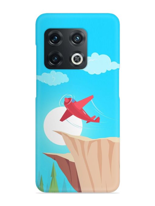 Small Planes In Flight Snap Case for Oneplus 10T (5G) Zapvi