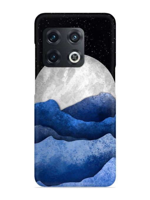 Full Moon Mountain Vector Snap Case for Oneplus 10T (5G) Zapvi