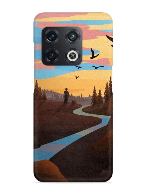 Natural Landscape Art Snap Case for Oneplus 10T (5G)