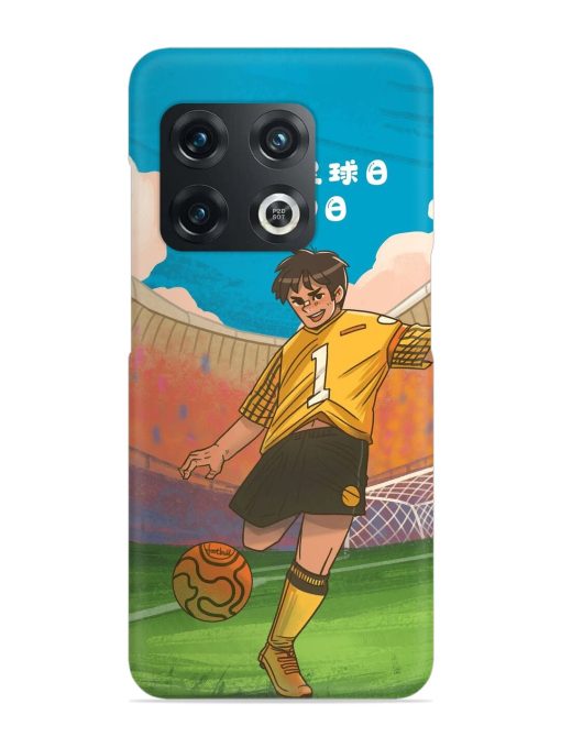 Soccer Kick Snap Case for Oneplus 10T (5G) Zapvi