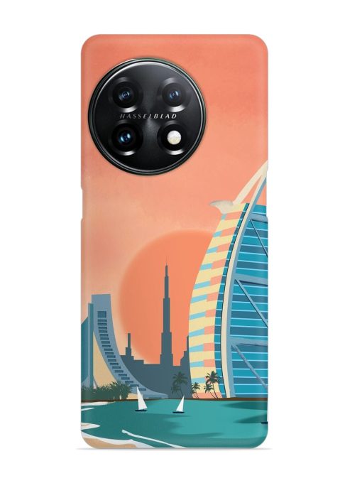 Dubai Architectural Scenery Snap Case for Oneplus 11 (5G) Zapvi