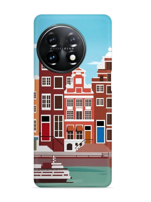 Scenery Architecture Amsterdam Landscape Snap Case for Oneplus 11 (5G) Zapvi