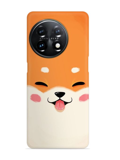 Happy Cat Art Snap Case for Oneplus 11 (5G)