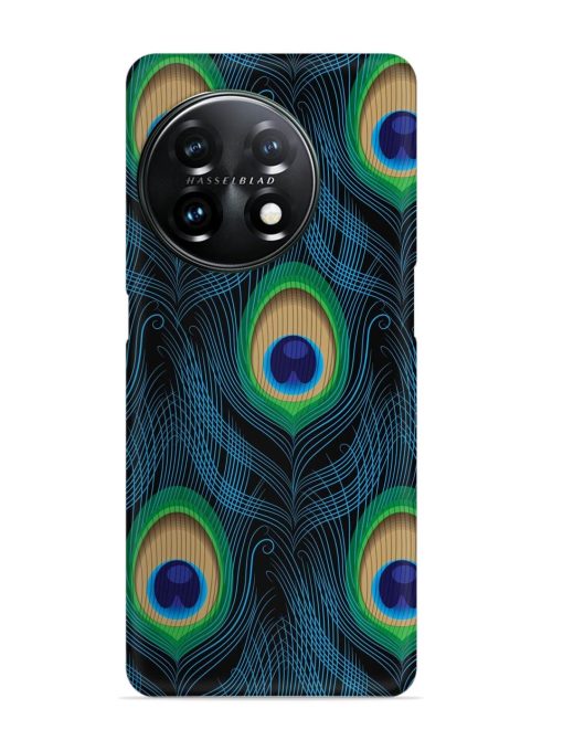 Seamless Pattern Peacock Snap Case for Oneplus 11 (5G)