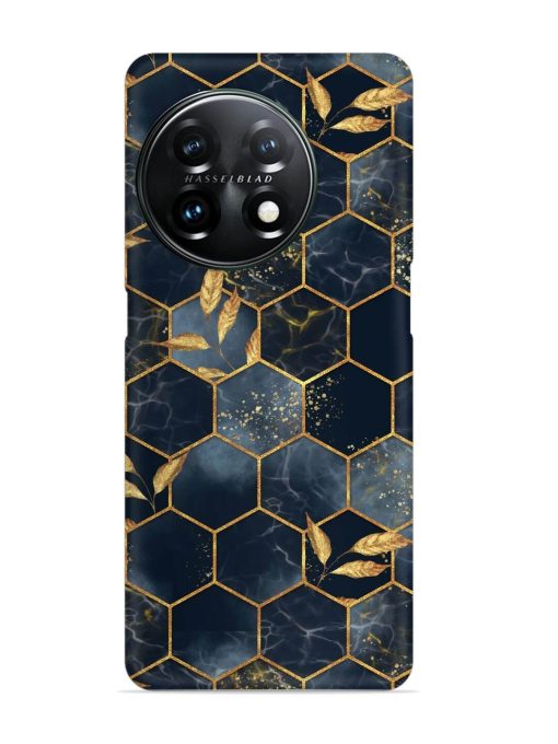 Marble Hexagon Seamless Snap Case for Oneplus 11 (5G) Zapvi