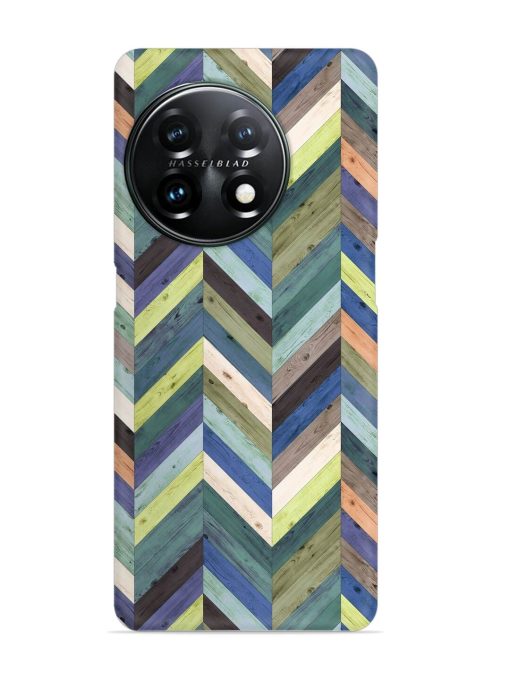 Chevron Random Color Snap Case for Oneplus 11 (5G)