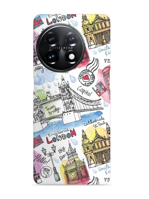 Vector London Landmark Snap Case for Oneplus 11 (5G)