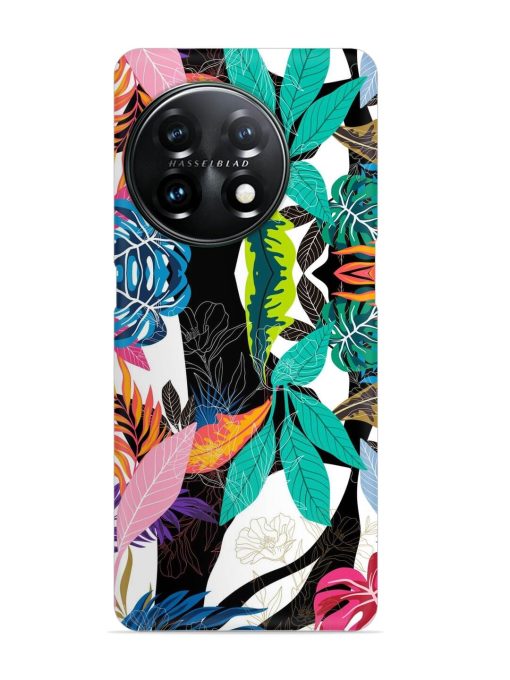 Floral Pattern Bright Snap Case for Oneplus 11 (5G) Zapvi